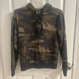 PINK Victoria's Secret Camo Zip-Up Hoodie
